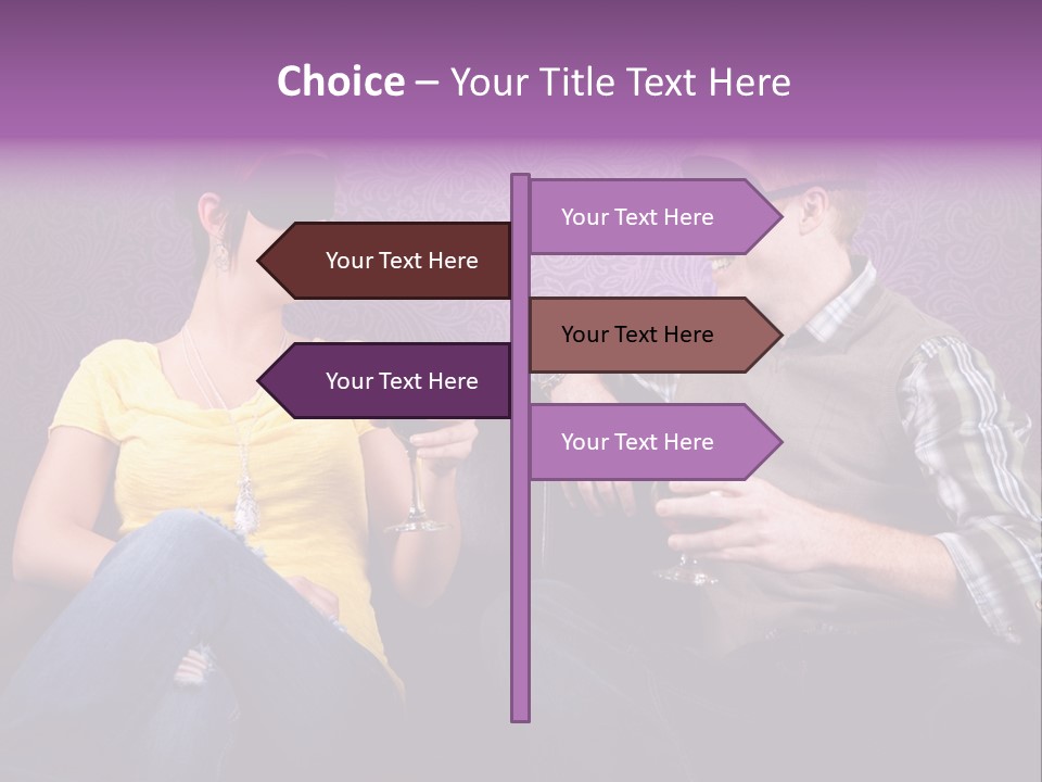 Social Smiling Role PowerPoint Template