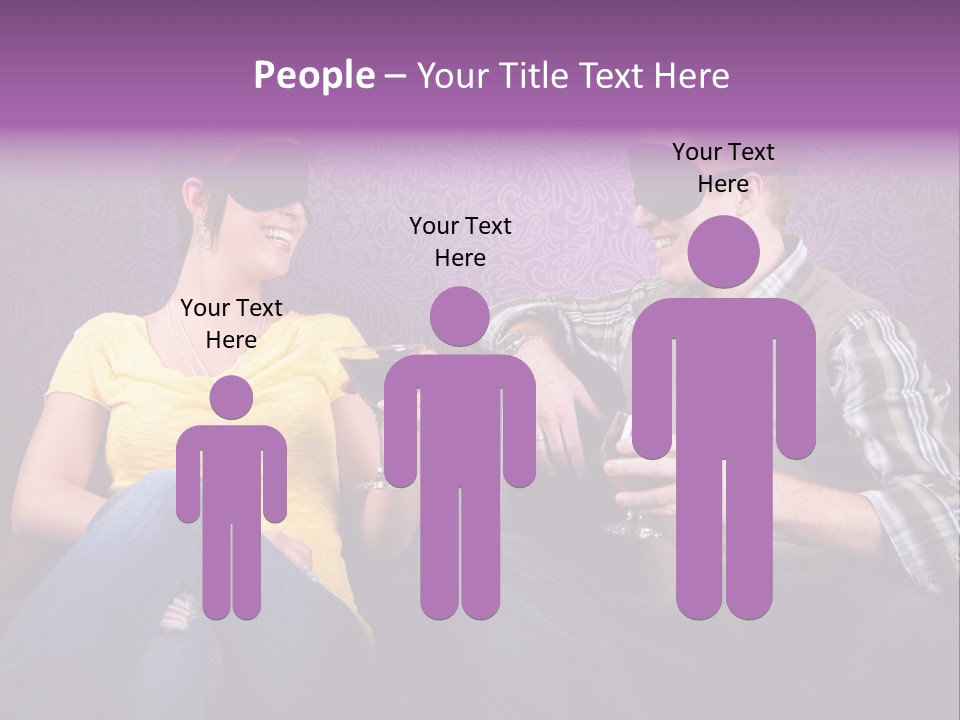 Social Smiling Role PowerPoint Template