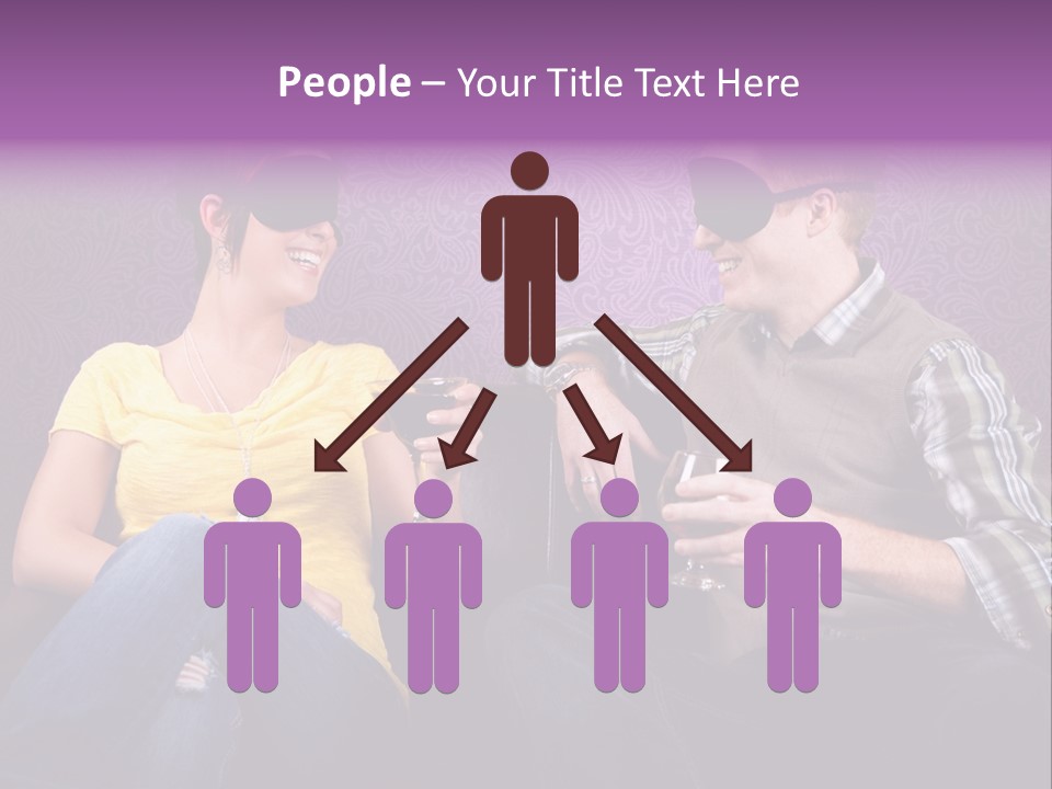 Social Smiling Role PowerPoint Template