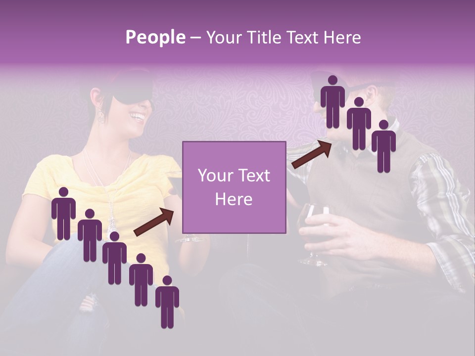 Social Smiling Role PowerPoint Template