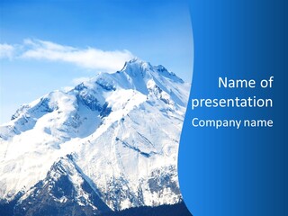 Rocky Mountain Scenic PowerPoint Template