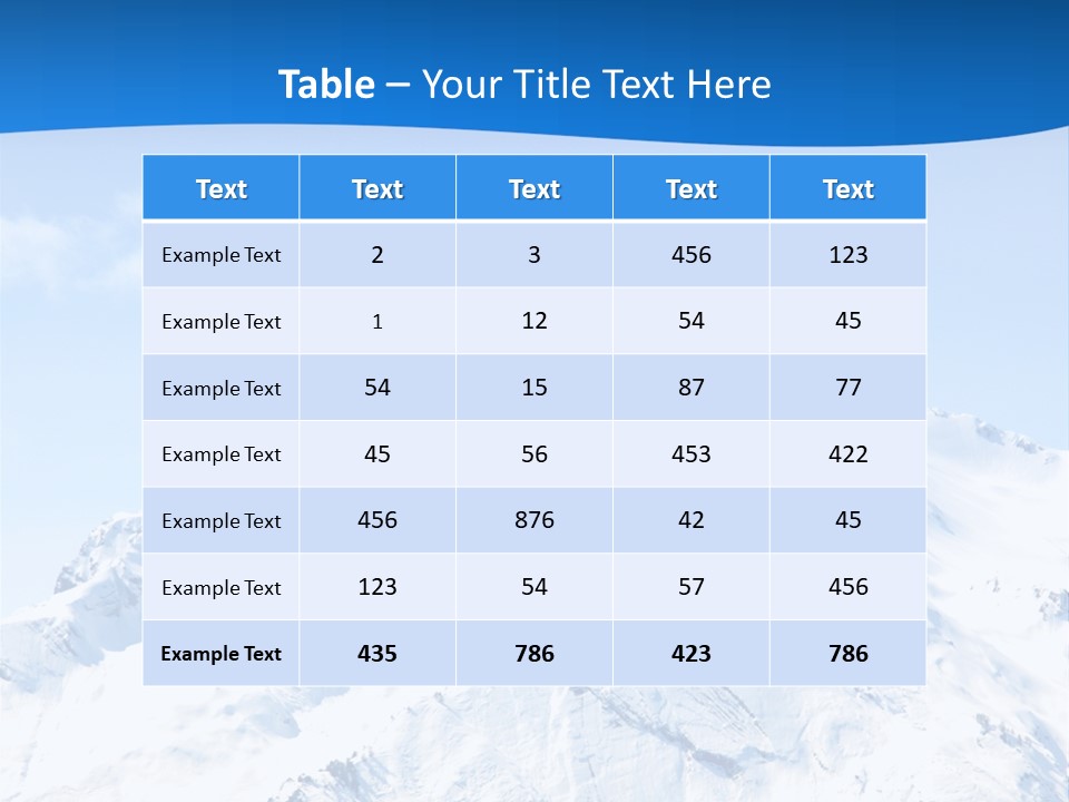 Rocky Mountain Scenic PowerPoint Template