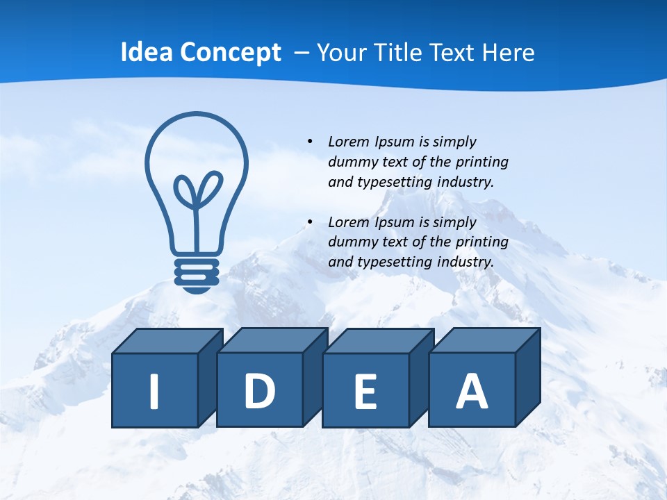 Rocky Mountain Scenic PowerPoint Template