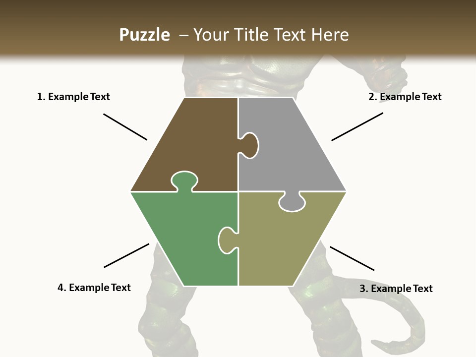 Rendering Monster Human PowerPoint Template