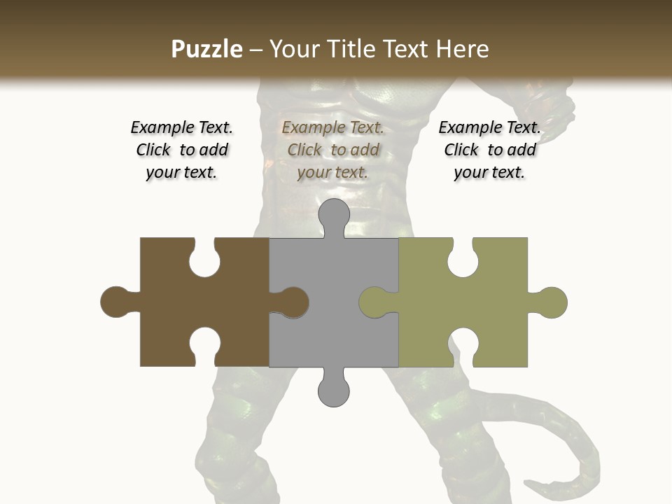 Rendering Monster Human PowerPoint Template