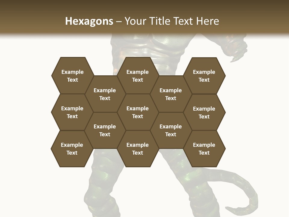 Rendering Monster Human PowerPoint Template