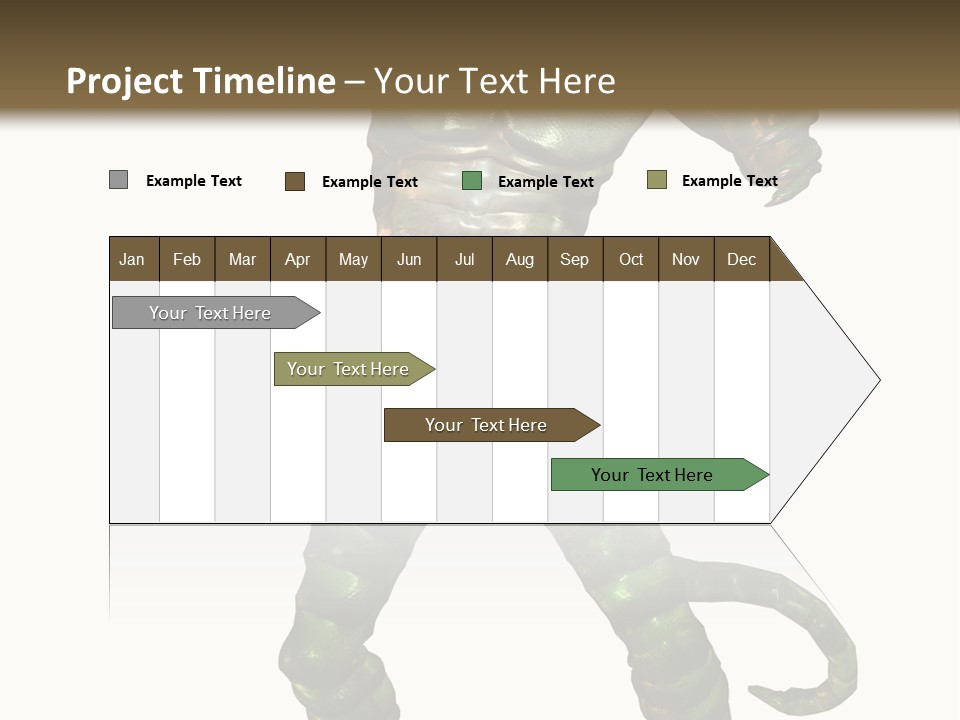 Rendering Monster Human PowerPoint Template