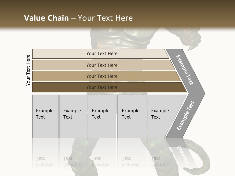 Rendering Monster Human PowerPoint Template