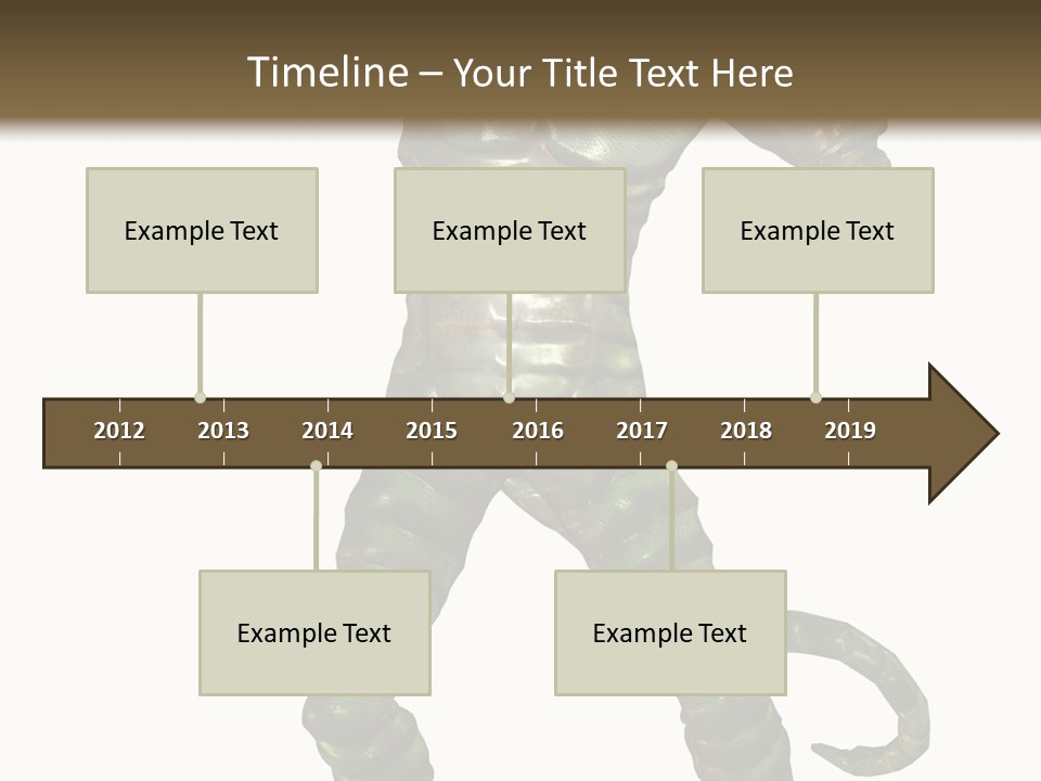 Rendering Monster Human PowerPoint Template