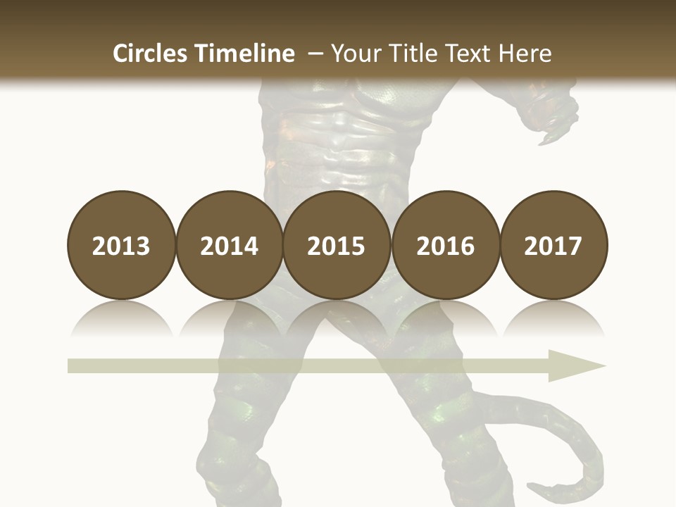 Rendering Monster Human PowerPoint Template