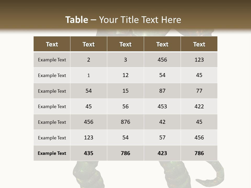 Rendering Monster Human PowerPoint Template