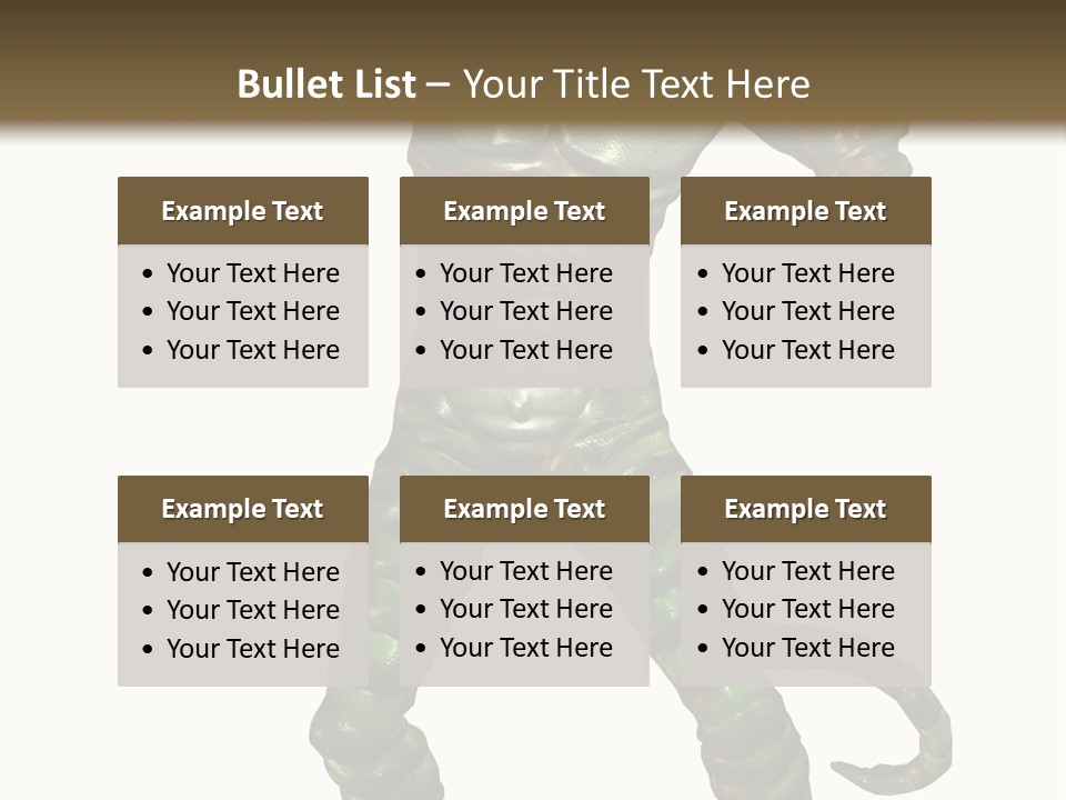 Rendering Monster Human PowerPoint Template
