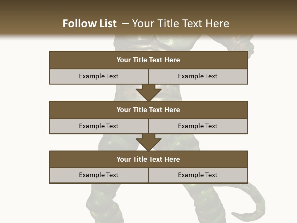 Rendering Monster Human PowerPoint Template