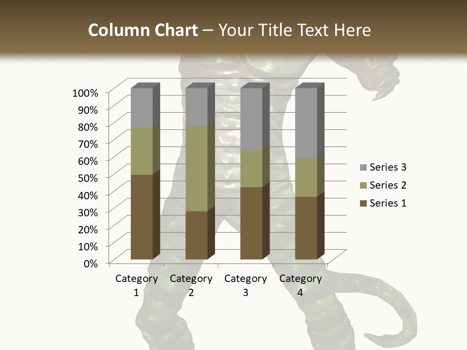 Rendering Monster Human PowerPoint Template