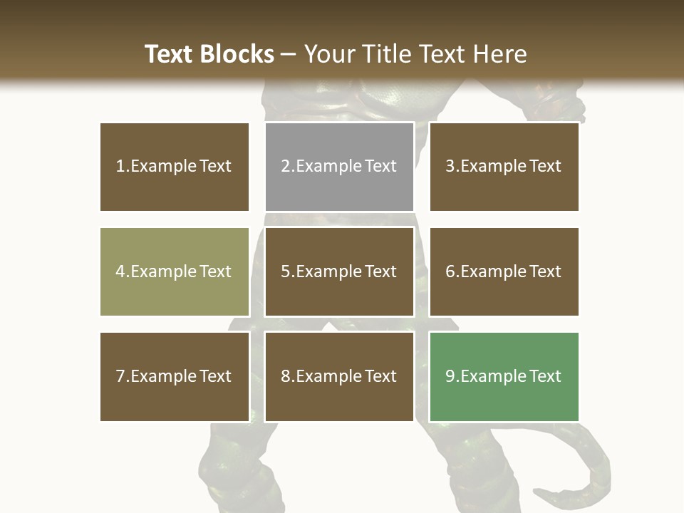Rendering Monster Human PowerPoint Template