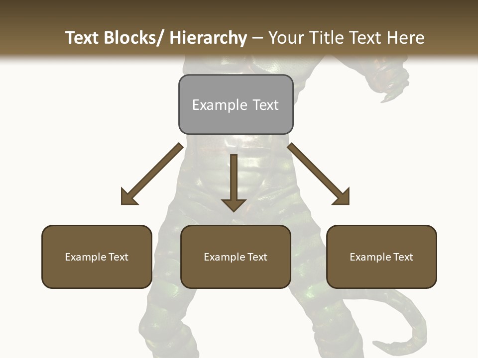 Rendering Monster Human PowerPoint Template