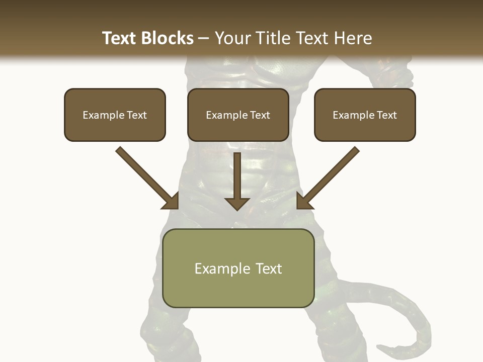Rendering Monster Human PowerPoint Template