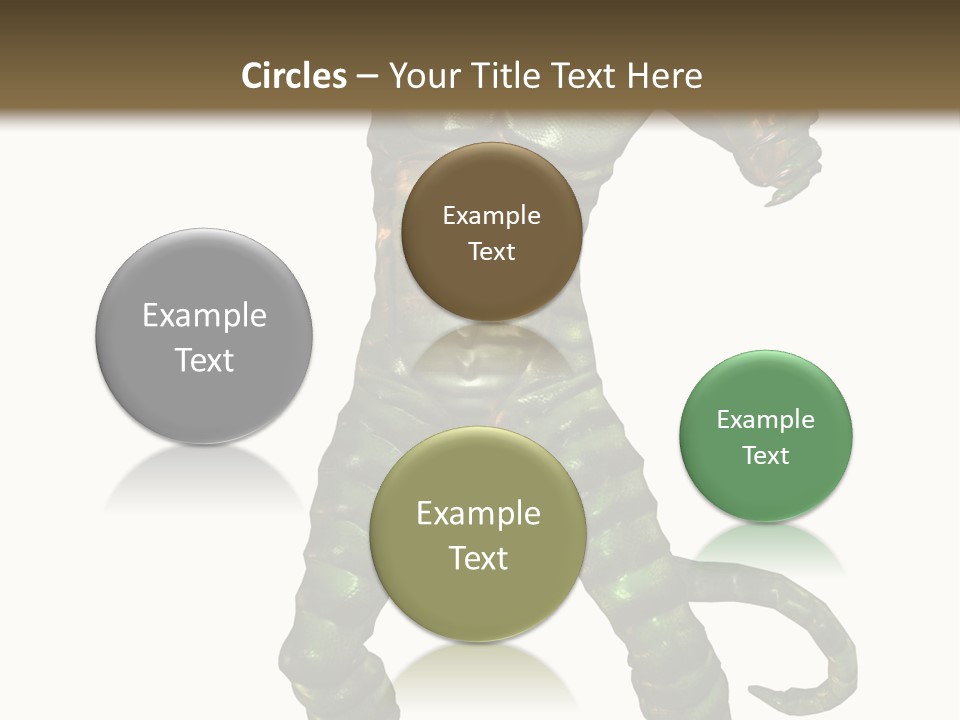 Rendering Monster Human PowerPoint Template