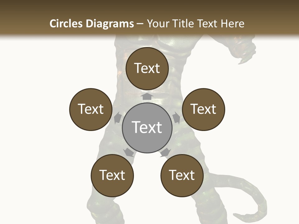 Rendering Monster Human PowerPoint Template