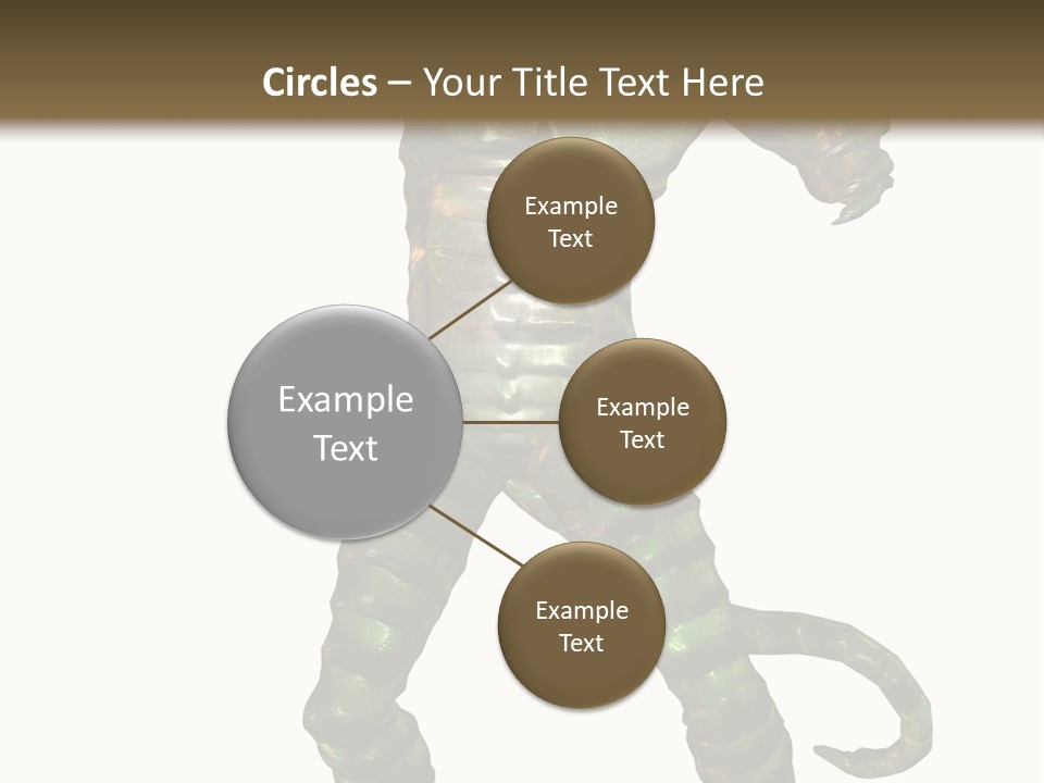 Rendering Monster Human PowerPoint Template