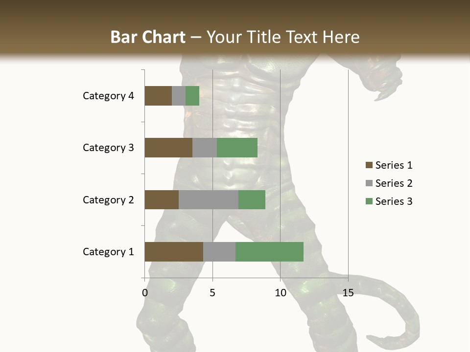 Rendering Monster Human PowerPoint Template