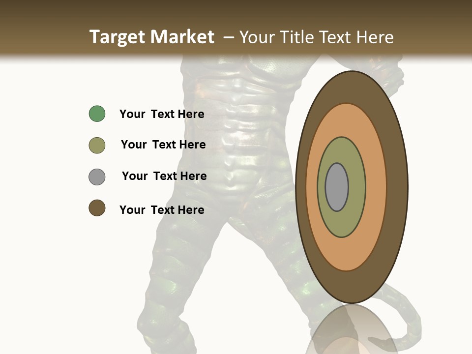 Rendering Monster Human PowerPoint Template