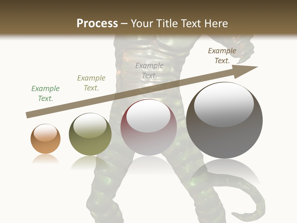 Rendering Monster Human PowerPoint Template