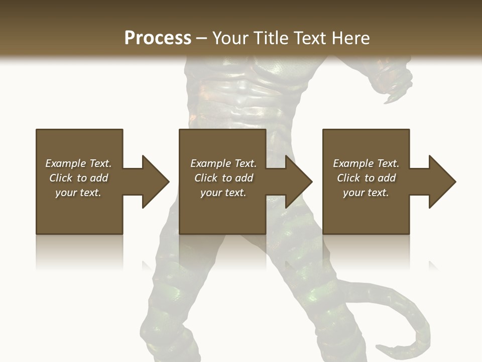 Rendering Monster Human PowerPoint Template
