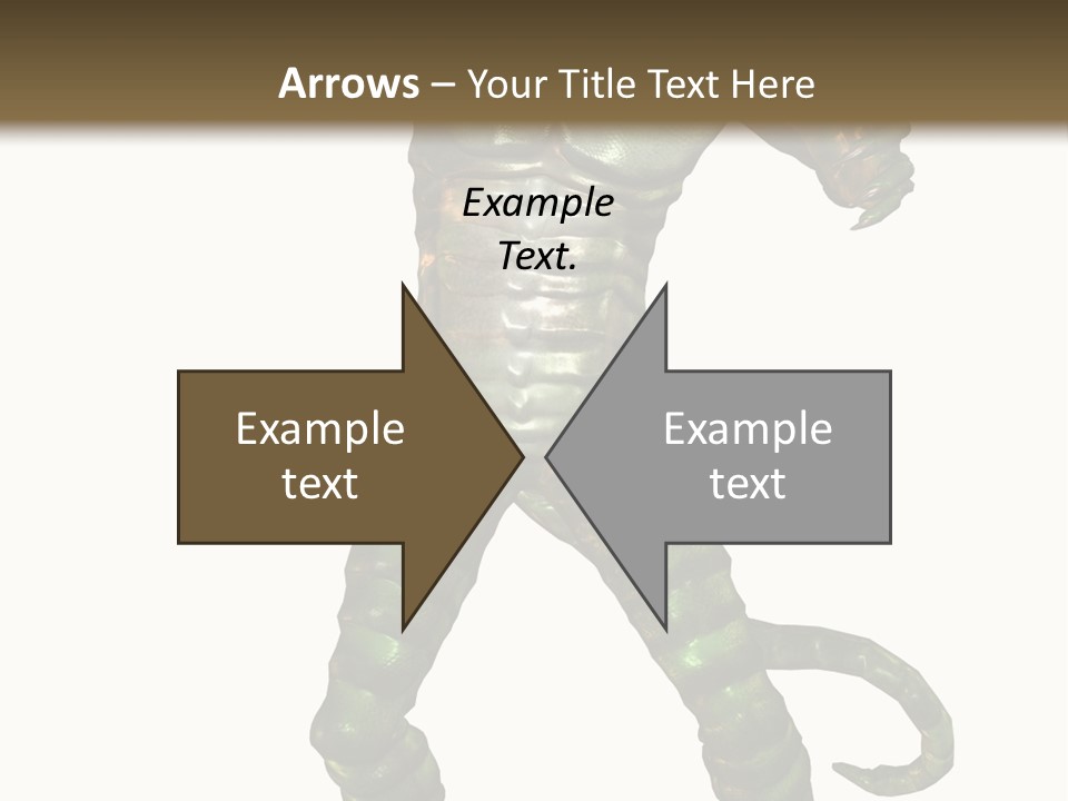 Rendering Monster Human PowerPoint Template