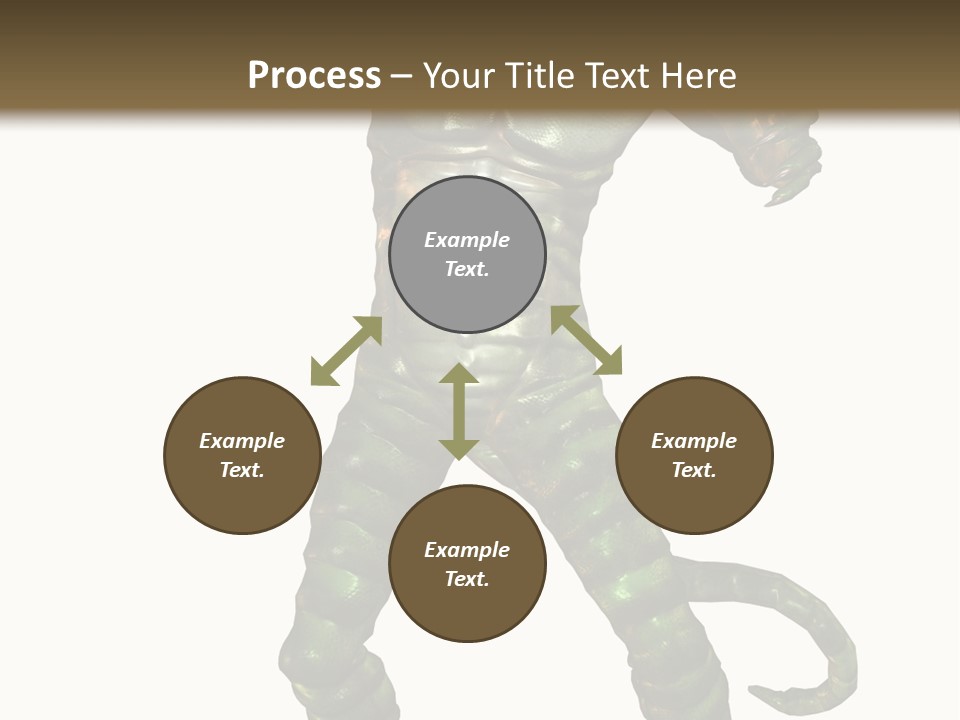 Rendering Monster Human PowerPoint Template