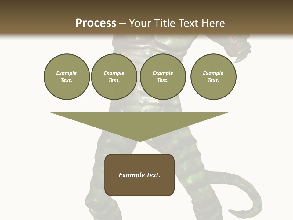 Rendering Monster Human PowerPoint Template