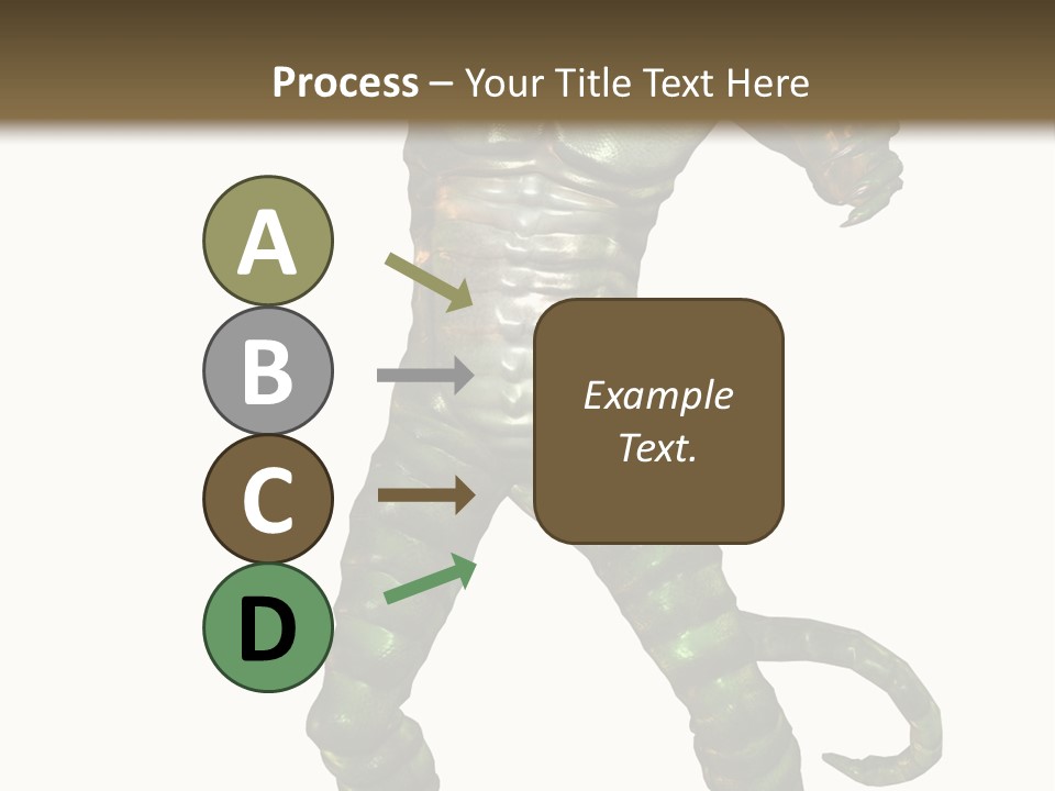 Rendering Monster Human PowerPoint Template