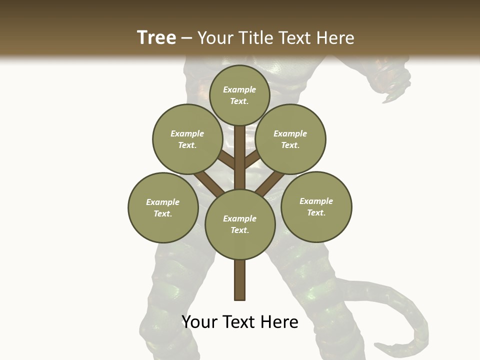 Rendering Monster Human PowerPoint Template