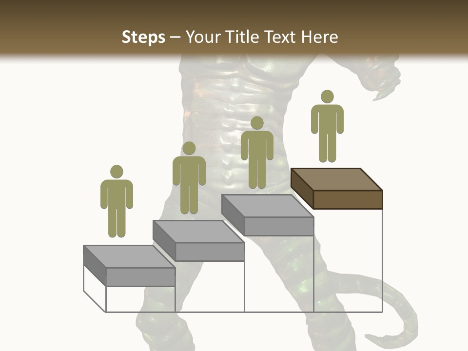 Rendering Monster Human PowerPoint Template