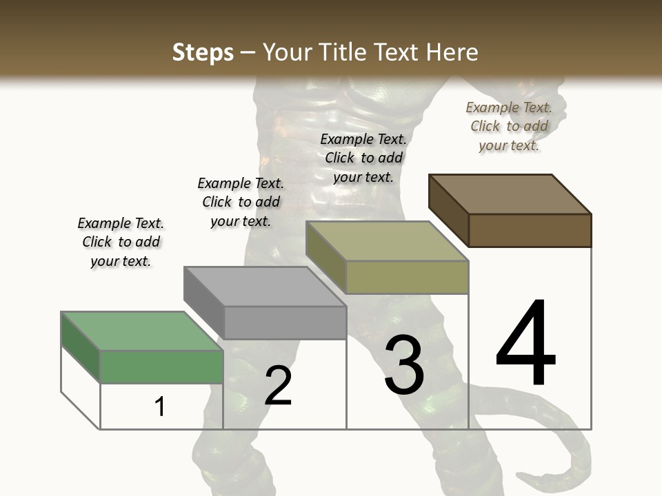 Rendering Monster Human PowerPoint Template