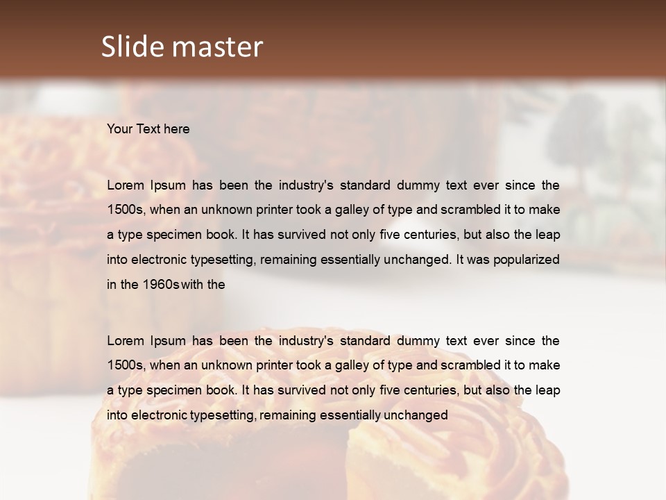 Bakery Celebration Paste PowerPoint Template