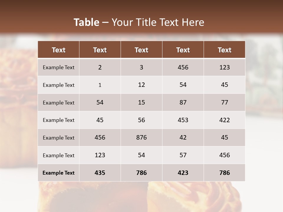 Bakery Celebration Paste PowerPoint Template