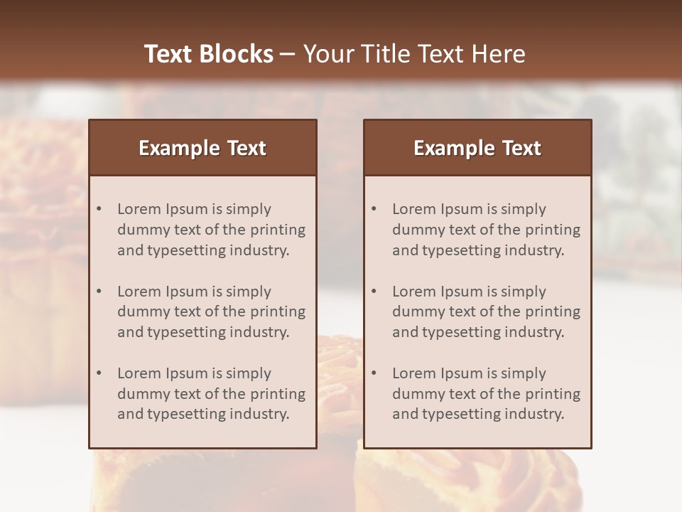 Bakery Celebration Paste PowerPoint Template