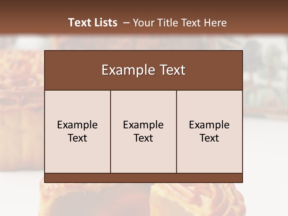 Bakery Celebration Paste PowerPoint Template