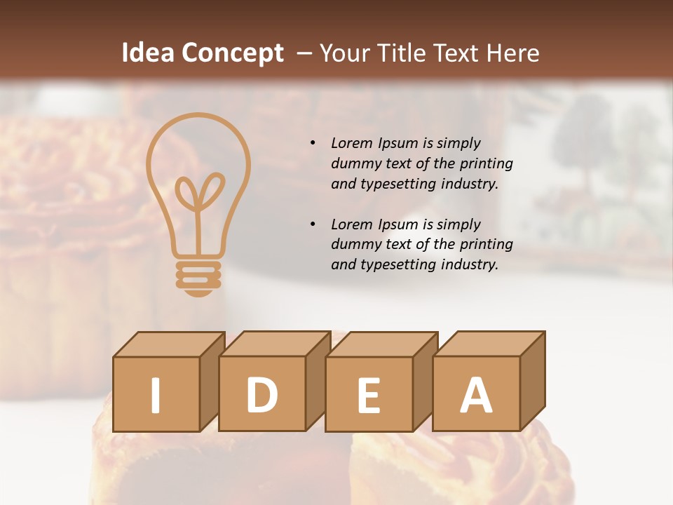 Bakery Celebration Paste PowerPoint Template