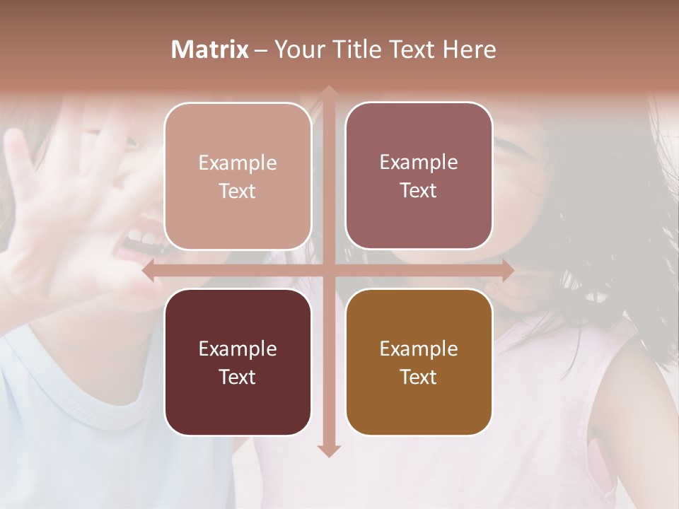 Handsome Outside Smiley PowerPoint Template