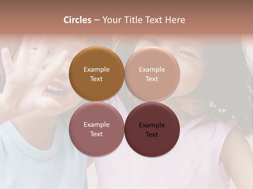 Handsome Outside Smiley PowerPoint Template