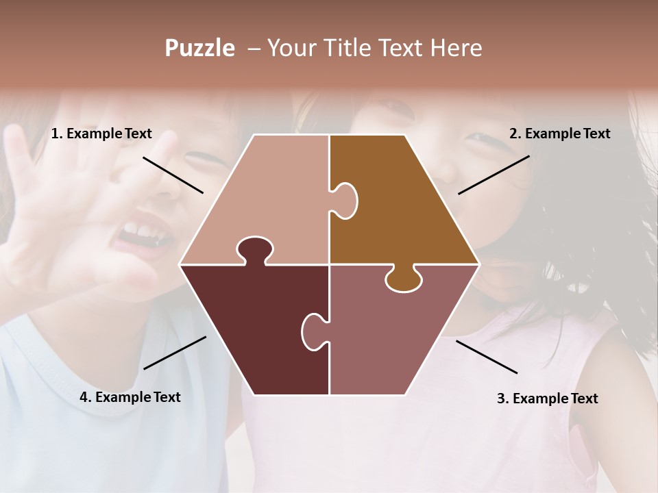 Handsome Outside Smiley PowerPoint Template