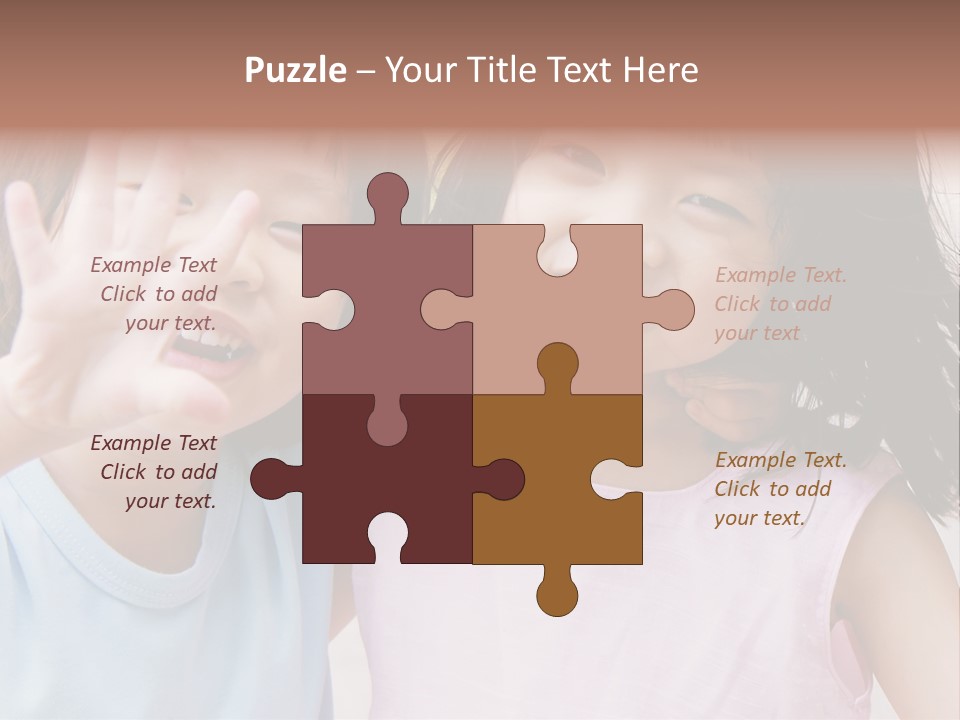 Handsome Outside Smiley PowerPoint Template