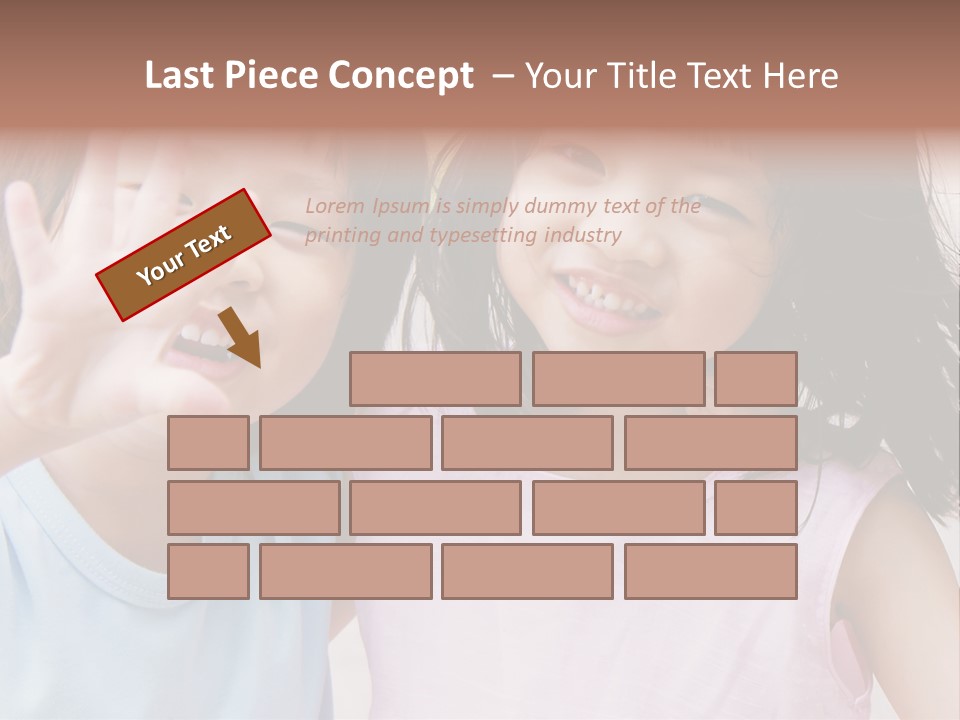 Handsome Outside Smiley PowerPoint Template
