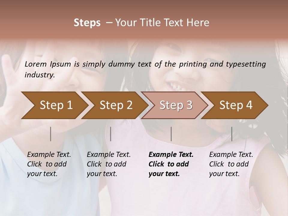 Handsome Outside Smiley PowerPoint Template