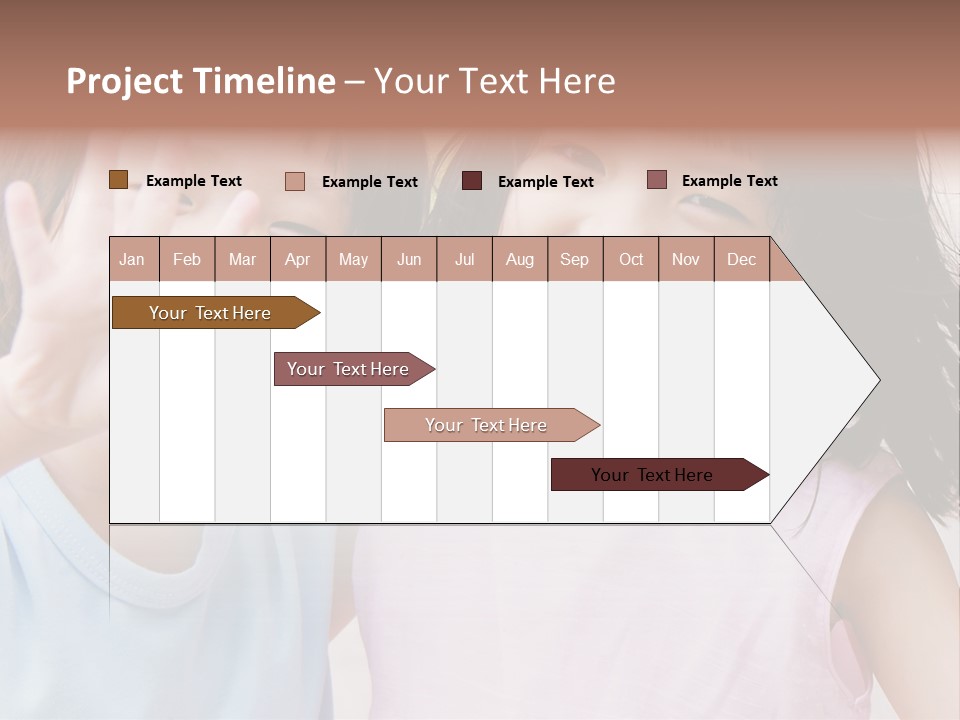 Handsome Outside Smiley PowerPoint Template