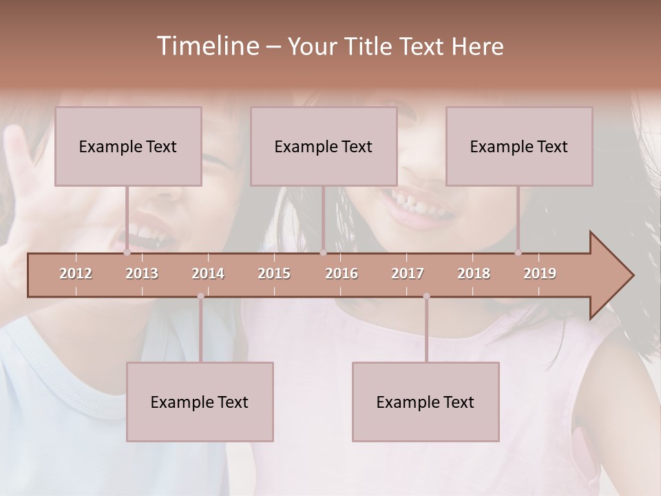 Handsome Outside Smiley PowerPoint Template