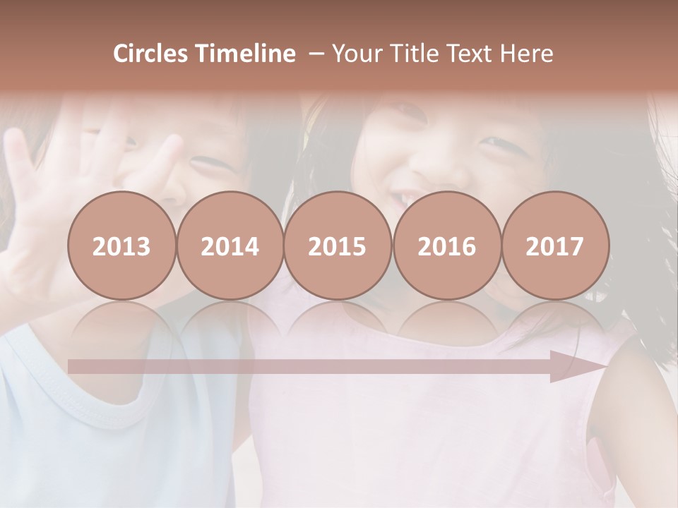 Handsome Outside Smiley PowerPoint Template