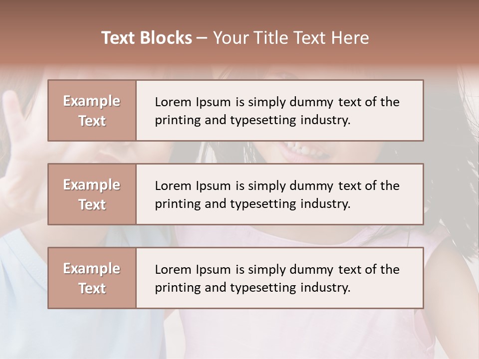 Handsome Outside Smiley PowerPoint Template
